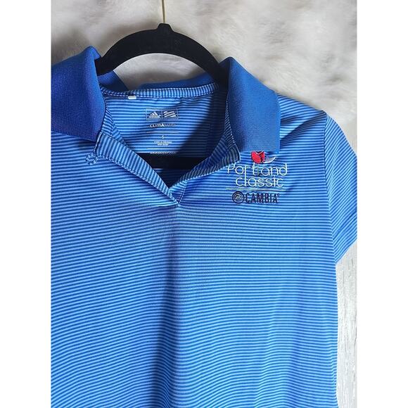 Adidas Golf Tennis Shirt Womens Small Breathable Collared Athleisure Athletic - Picture 2 of 4